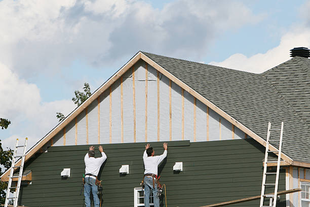 Professional Siding Installation technician working in Linwood, PA